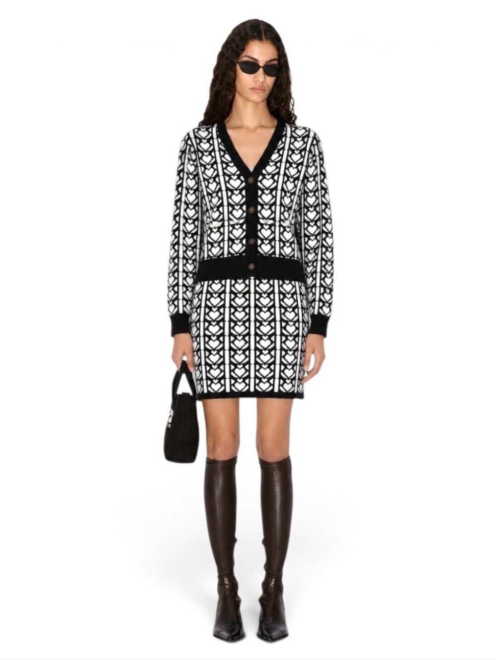 2pc Knit Sweater Skirt Set